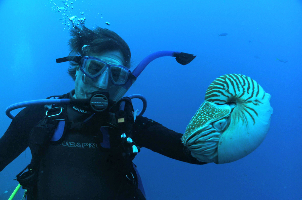 Nicholas Meyler scuba diving